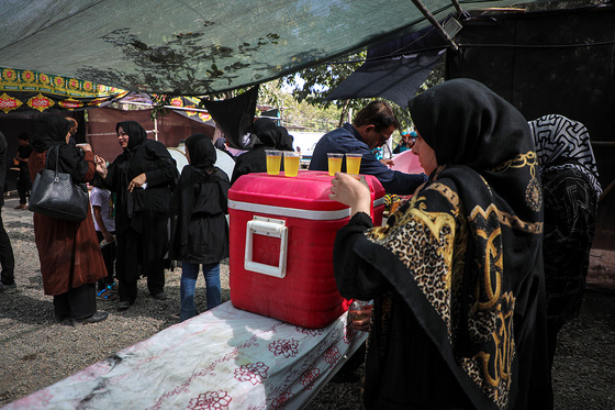 زائران پیاده امام رضا (ع)