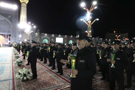 آیین خطبه خوانی شب شهادت امام رضا(ع) در حرم مطهر رضوی