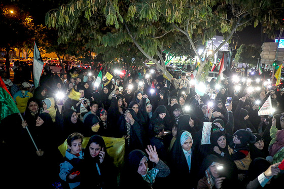 جشن مردم مشهد در حمایت از مردم فلسطین و عملیات «طوفان الاقصی»