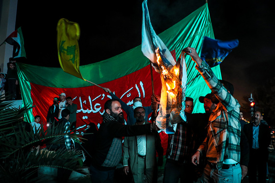 جشن مردم مشهد در حمایت از مردم فلسطین و عملیات «طوفان الاقصی»
