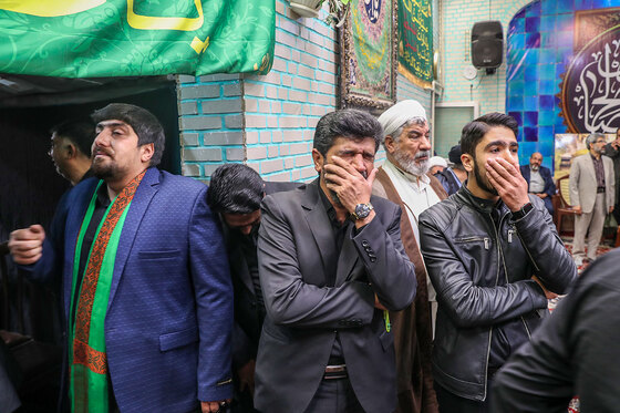 تشییع پیکر حاج جعفر ماهرخسار مداح و ذاکر پیشکسوت در مشهد