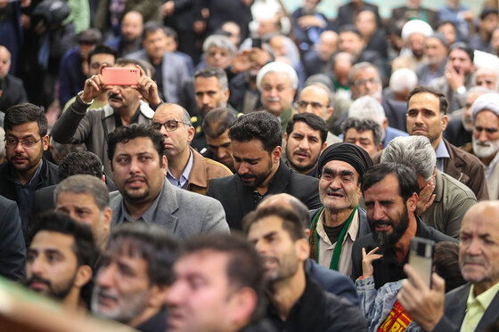 تشییع پیکر حاج جعفر ماهرخسار مداح و ذاکر پیشکسوت در مشهد