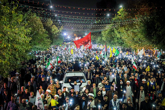 راهپیمایی مردم مشهد در حمایت از مردم فلسطین و محکومیت جنایات اسرائیل