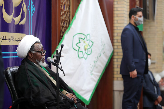 تجمع طلاب و علمای حوزه علمیه مشهد با حضور شیخ زکزاکی