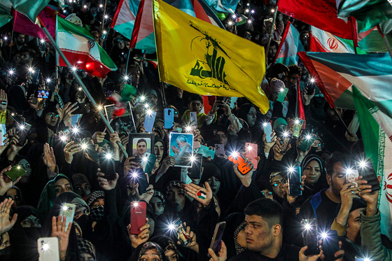 اجتماع مردمی «این المنتقم» در میدان فلسطین مشهد
