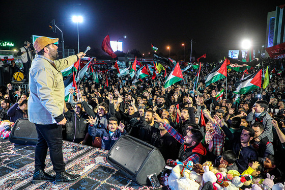 اجتماع مردمی «این المنتقم» در میدان فلسطین مشهد