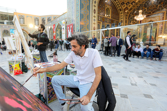 رویداد هنری «من القدس، الی القدس » در حرم مطهر رضوی