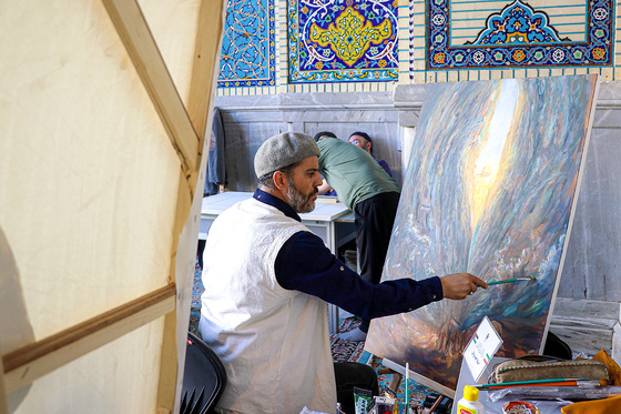 رویداد هنری «من القدس، الی القدس » در حرم مطهر رضوی