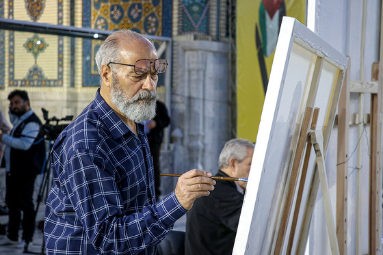 رویداد هنری «من القدس، الی القدس » در حرم مطهر رضوی