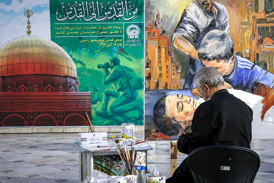 رویداد هنری «من القدس، الی القدس » در حرم مطهر رضوی
