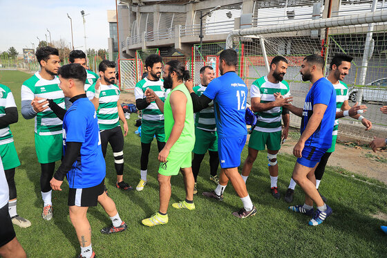 مسابقه دوستانه راگبی بین تیم ملی عراق و منتخب خراسان رضوی