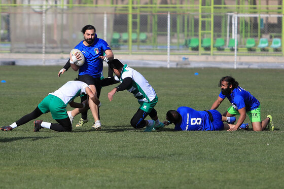 مسابقه دوستانه راگبی بین تیم ملی عراق و منتخب خراسان رضوی