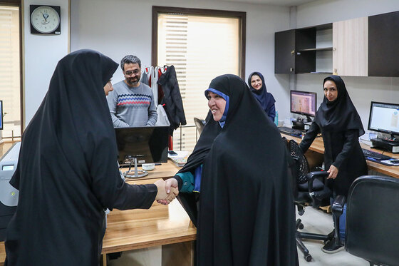 بازدید عضو شورای اسلامی شهر مشهد از موسسه شهرآرا
