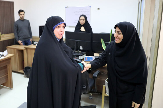 بازدید عضو شورای اسلامی شهر مشهد از موسسه شهرآرا
