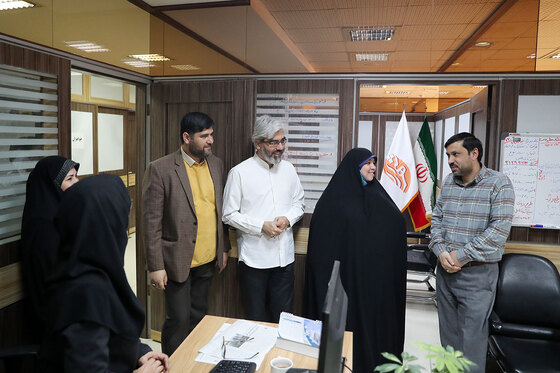 بازدید عضو شورای اسلامی شهر مشهد از موسسه شهرآرا