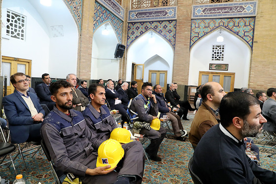 مراسم آغاز عملیات احداث رواق مبارکه امیرالمومنین علیه السلام در حرم رضوی