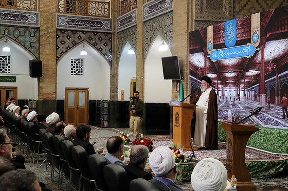 مراسم آغاز عملیات احداث رواق مبارکه امیرالمومنین علیه السلام در حرم رضوی
