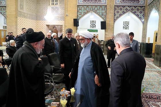 مراسم آغاز عملیات احداث رواق مبارکه امیرالمومنین علیه السلام در حرم رضوی