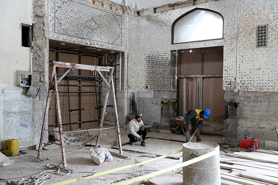مراسم آغاز عملیات احداث رواق مبارکه امیرالمومنین علیه السلام در حرم رضوی