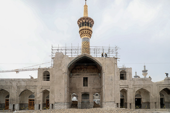 مراسم آغاز عملیات احداث رواق مبارکه امیرالمومنین علیه السلام در حرم رضوی