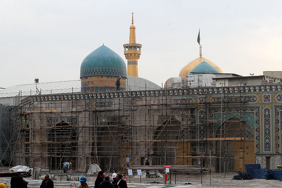 مراسم آغاز عملیات احداث رواق مبارکه امیرالمومنین علیه السلام در حرم رضوی