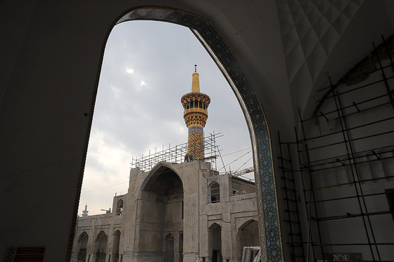 مراسم آغاز عملیات احداث رواق مبارکه امیرالمومنین علیه السلام در حرم رضوی