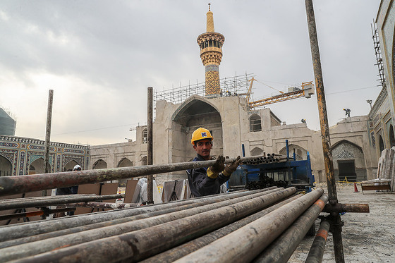 مراسم آغاز عملیات احداث رواق مبارکه امیرالمومنین علیه السلام در حرم رضوی