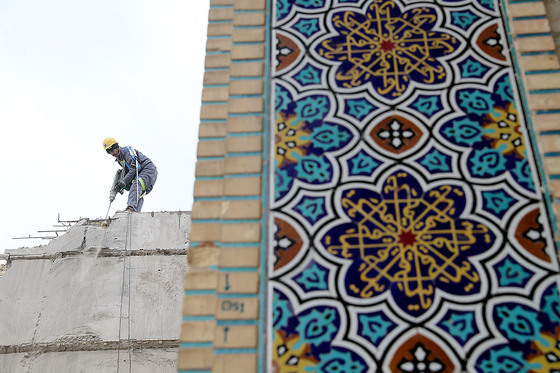 مراسم آغاز عملیات احداث رواق مبارکه امیرالمومنین علیه السلام در حرم رضوی