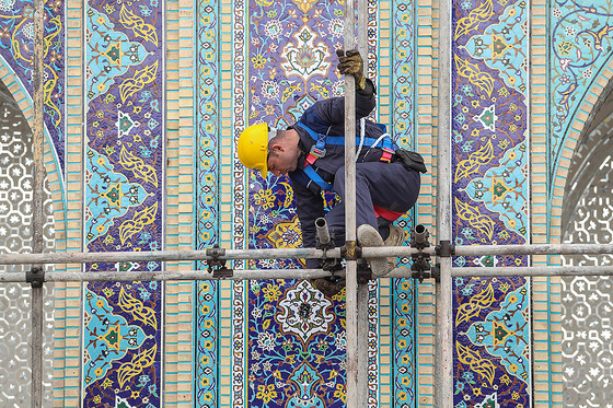 مراسم آغاز عملیات احداث رواق مبارکه امیرالمومنین علیه السلام در حرم رضوی