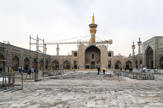 مراسم آغاز عملیات احداث رواق مبارکه امیرالمومنین علیه السلام در حرم رضوی