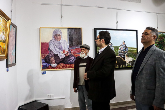 افتتاح نمایشگاه آثار هنرهای تجسمی « ساران»