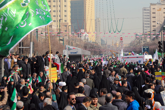 راهپیمایی 22 بهمن در مشهد