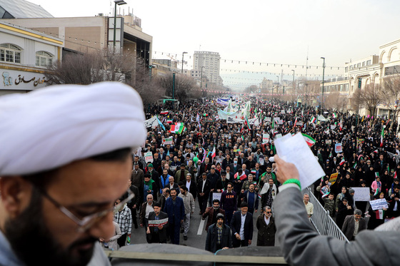 راهپیمایی 22 بهمن در مشهد