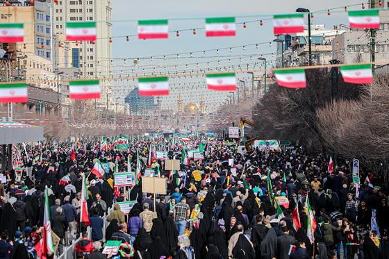راهپیمایی 22 بهمن در مشهد - 3