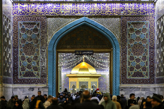حال و هوای حرم مطهر رضوی در آستانه نیمه شعبان