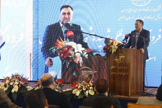 افتتاح پروژه های عمرانی فرودگاه شهید هاشمی نژاد مشهد
