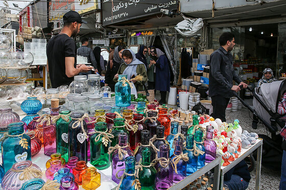 حال و هوای بازار گل در آستانه عید نوروز