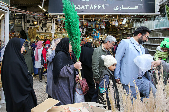 حال و هوای بازار گل در آستانه عید نوروز