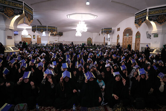 مراسم احیای ناشنوایان در حرم مطهر امام رضا(ع) 