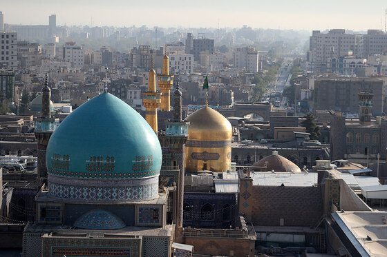 نماز عید فطر در حرم مطهر رضوی