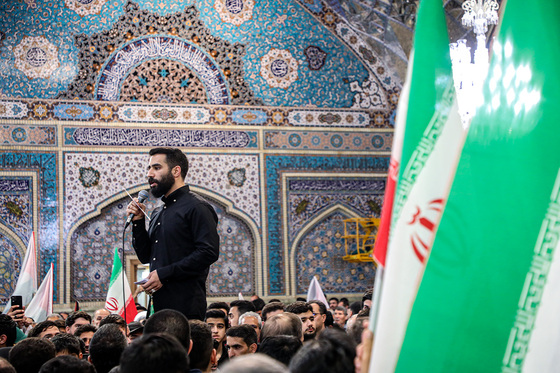 اجتماع مردمی «وعده صادق» در حرم مطهر رضوی