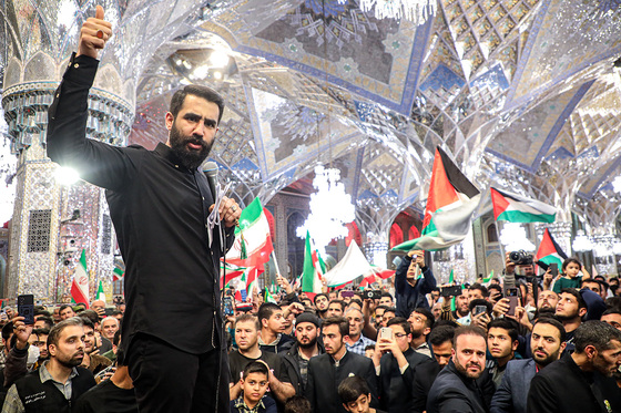 اجتماع مردمی «وعده صادق» در حرم مطهر رضوی