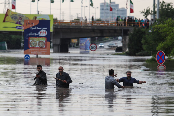 سیل در مشهد