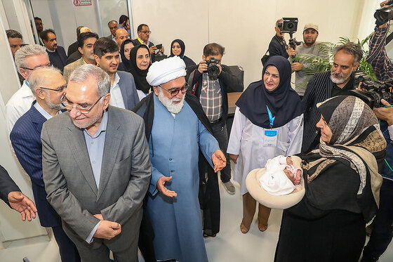 مراسم افتتاح مرکز درمان ناباروری بیمارستان رضوی