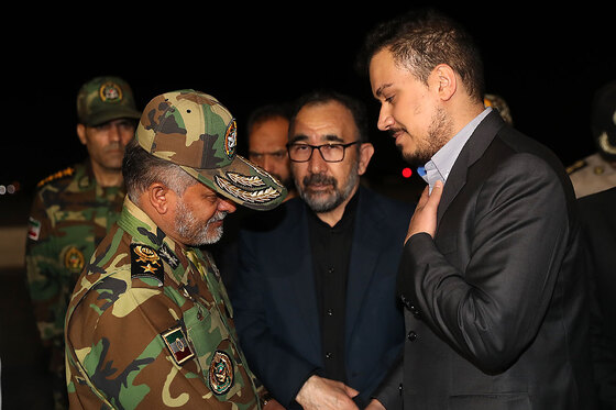 استقبال از پیکر شهید امیر عبدالهیان در مشهد