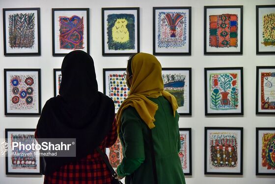 زهرا نعمتی نقاش «خودآموخته» 80 ساله مشهدی
