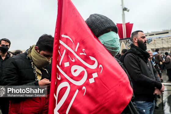 اجتماع عزاداران فاطمی و تشییع پیکر 9 شهید دفاع مقدس و مدافع حرم