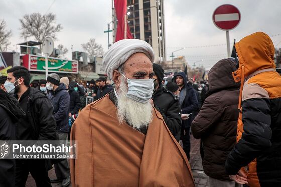 اجتماع عزاداران فاطمی و تشییع پیکر 9 شهید دفاع مقدس و مدافع حرم