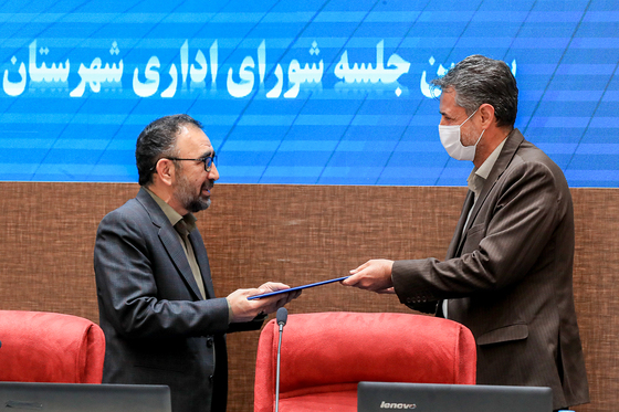 مراسم معارفه سرپرست فرمانداری مشهد