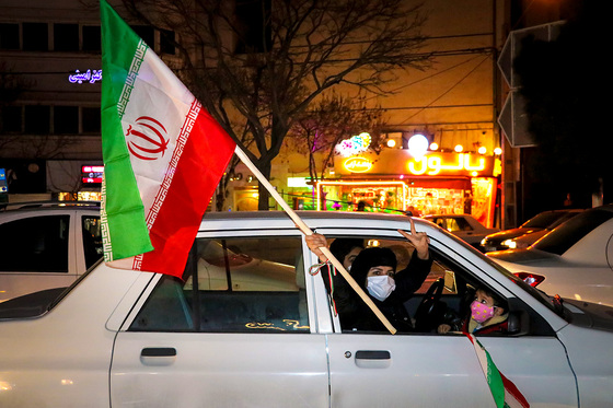 شادی مردم مشهد پس از صعود تیم ملی ایران به جام جهانی 2022